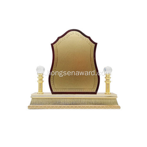 placa de premio de madera de lujo de calidad de stock